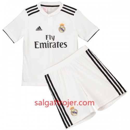 Real Madrid Fodboldtrøjer Børn Hjemmebanesæt 2018/19 Kort ærmer Real Madrid Fodboldtrøjer Børn Hjemmebanesæt 2018/19 Kort ærmer